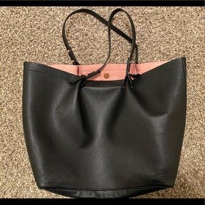 H&M black tote bag